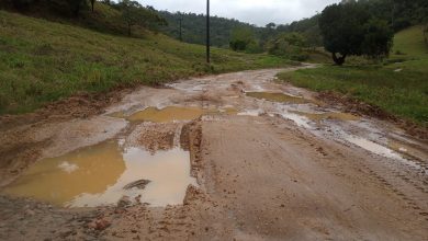 estrada no Timbó indo para o caco de cuia
