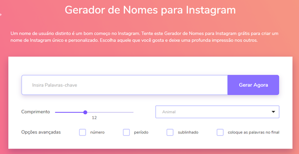 Como encontrar uma ferramenta de Gerador de Nomes para Instagram grátis ...