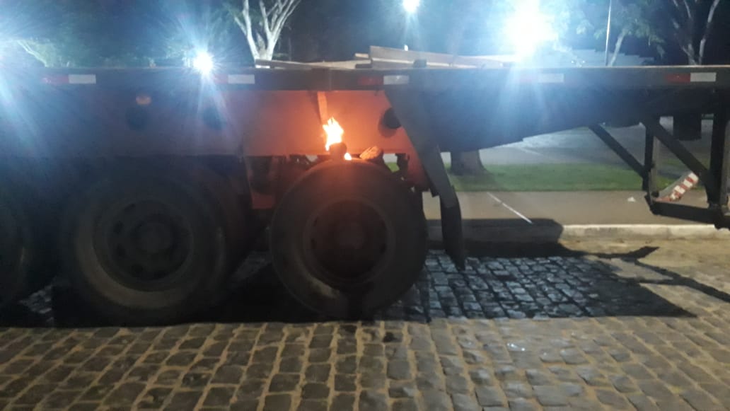 Tentativa de incêndio em uma carreta em Amargosa é registrada neste sábado