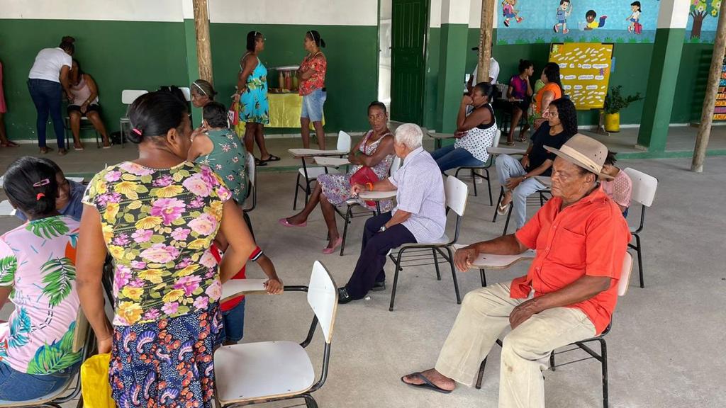 Atividades de Saúde do Março Lilás são realizadas na Muquiba em São Miguel
