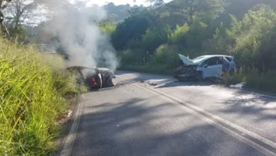 Dois carros se envolvem em acidente na BA-420 entre Mutuípe e Jiquiriçá nesta quarta