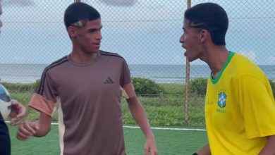 Sósia do Luva de Pedreiro, Toinho de Amargosa, se encontra com o seu ídolo original