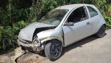 Acidente é registrado na BA 026 e deixa motorista ferido nesta sexta-feira