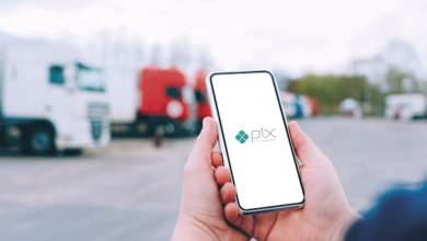 Nova lei permite que caminhoneiros recebam frete pelo PIX - aplicativo - celular