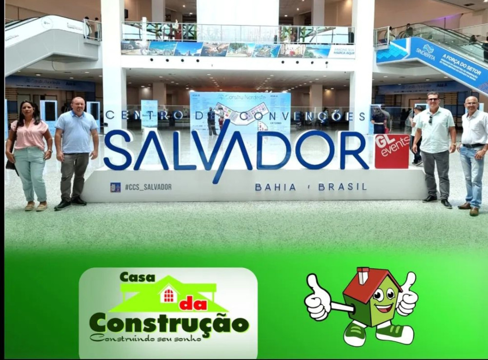 Proprietários da Casa da Construção participam da Expo Construção do Nordeste
