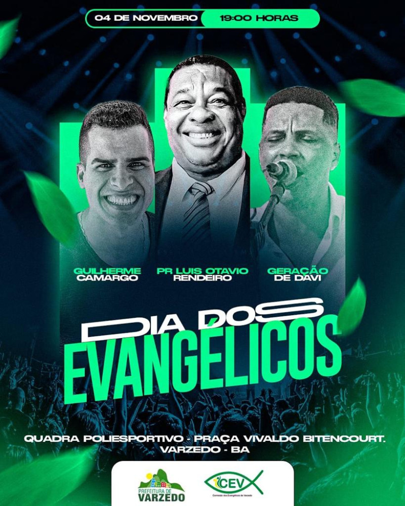 Malhador celebra o Dia do Evangélico com evento especial nesta  quarta-feira, 15 de novembro