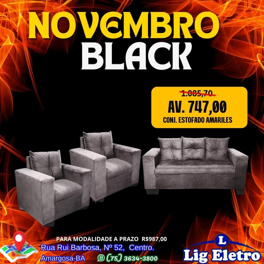 Aproveite o Novembro Black Lig Eletro com desconto em toda loja