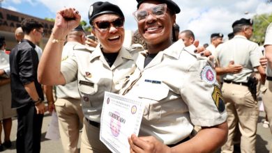 Polícia Militar forma 501 novos sargentos, que vão reforçar o policiamento de rua na capital e interior do estado
