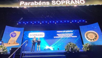 Soprano recebe Prêmio Anamaco 2023, referência no setor de construção