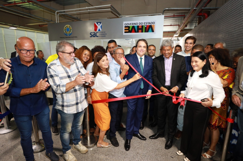 Inauguração de posto eleitoral na Estação Pituaçu do metrô facilita acesso a serviços da Justiça Eleitoral