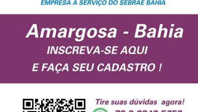 Empresa credenciada ao Sebrae que vai atuar em amargosa está a procura de um consultor empresarial