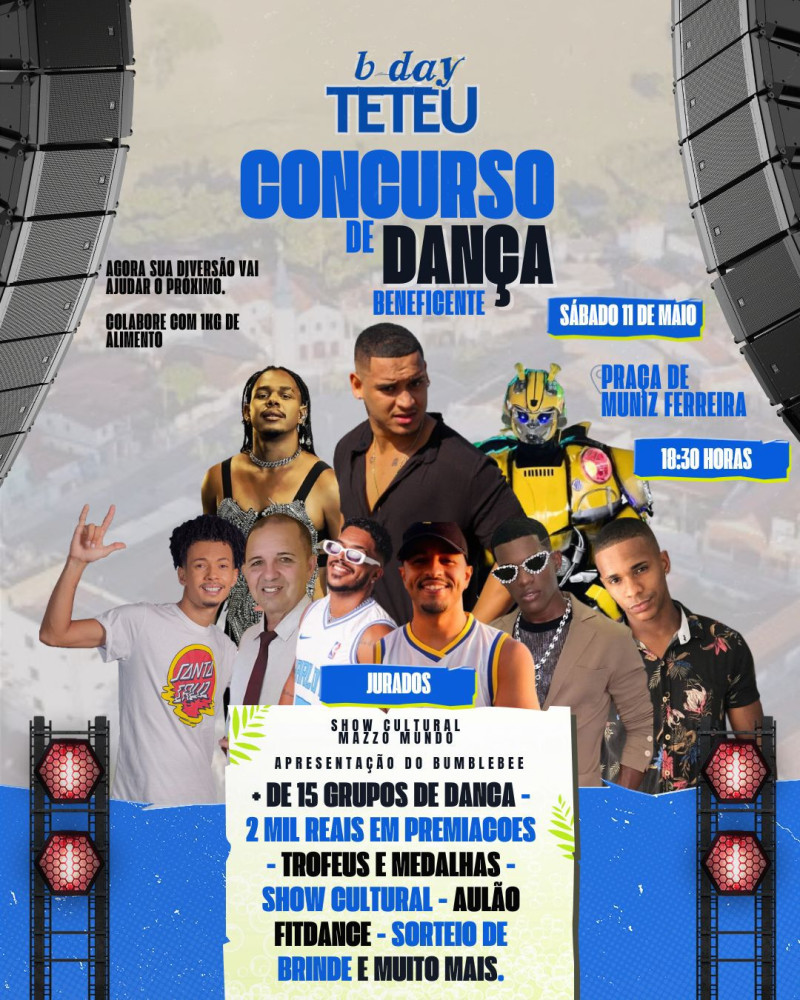 Concurso de dança beneficente é realizado neste final de semana em Muniz Ferreira