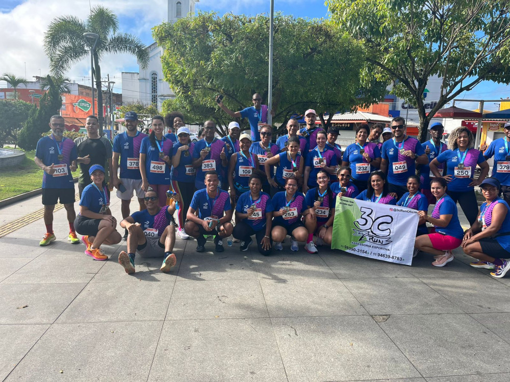 Atletas de Amargosa se destacam na corrida do Sesc em Santo Antônio de Jesus