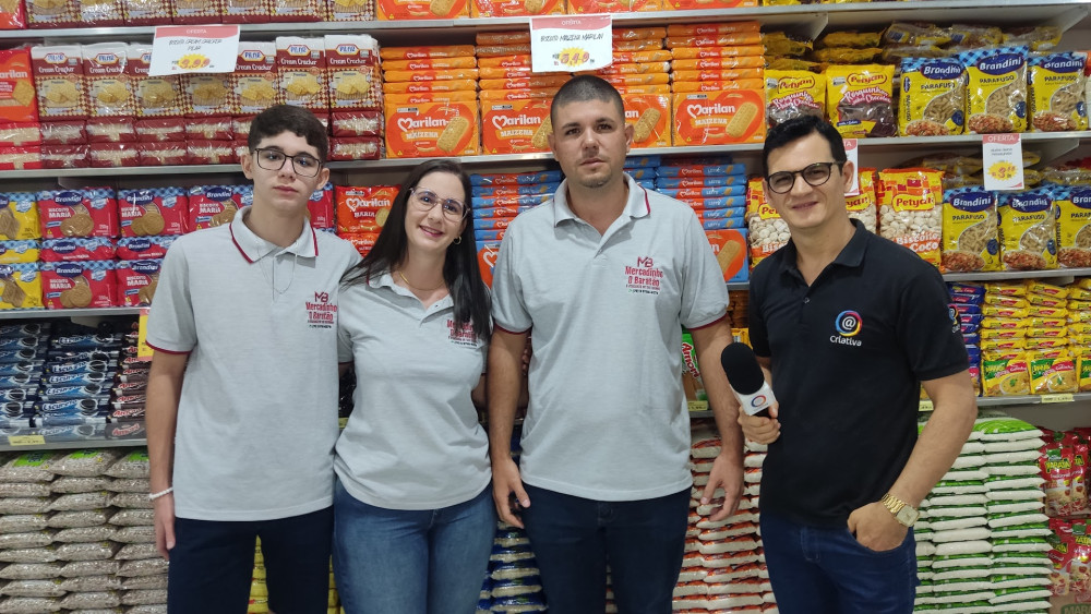 Mercadinho O Baratão é inaugurado com cobertura da Criativa On Line em ...