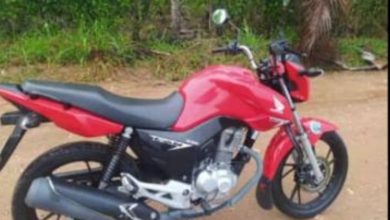 Motocicleta foi roubada dentro de casa na região da Garapa em São Miguel das Matas