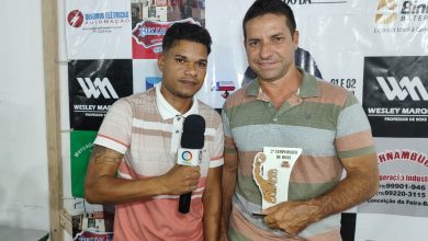 Prefeito de Varzedo, Ari Bahia, e Wesley Marques falam da parceria entre ambos no campeonato de boxe