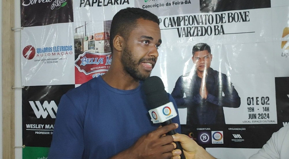 Genilson, professor de boxe de São Felipe, leva bons representantes para o campeonato de Varzedo