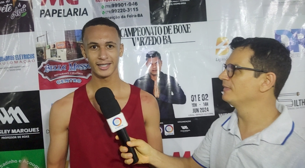 Uenison Silva, boxeador de Varzedo, foi o vencedor no Campeonato de Boxe de Varzedo
