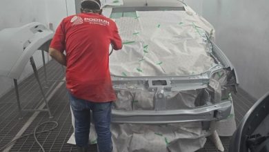 Ambiente controlado garante qualidade na pintura automotiva