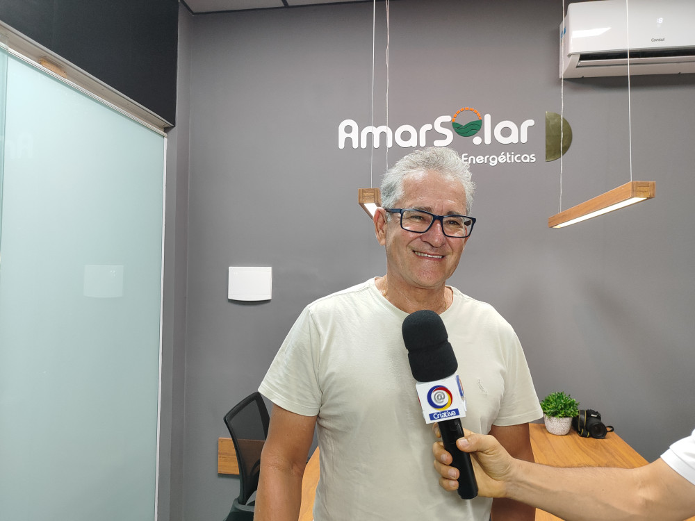 Proprietários do AmarSolar, convidam os clientes de Amargosa e região a visitarem seu escritório, Nelson da Soubike