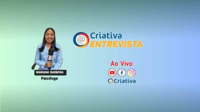 Card - Entrevista ao vivo com a psicóloga Mariana Barbosa, que atende no Hospital Coração do Vale