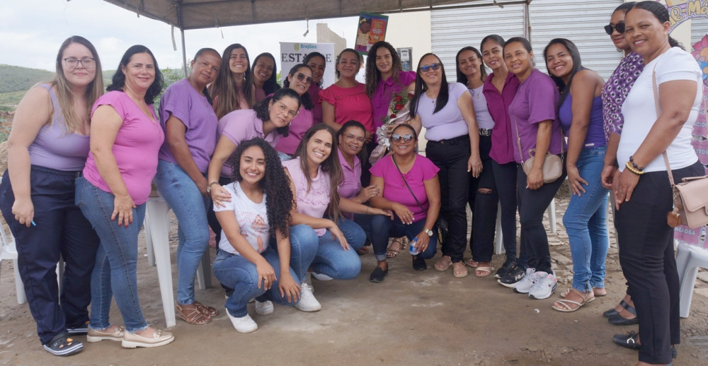 Prefeitura de Brejões realiza ação especial do Dia de Mulher na Feira Livre