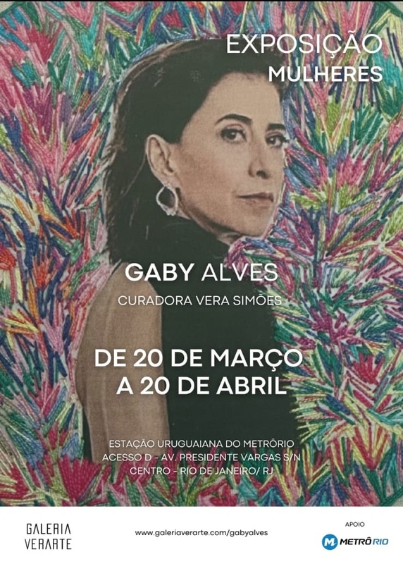 Exposição “Mulheres” de Gaby Alves chega ao Metrô Rio