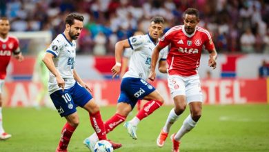 Em jogo aberto na estreia, Bahia empata com o Internacional pela Libertadores