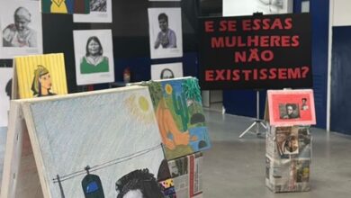 Estudantes homenageiam grandes mulheres em mostra de arte