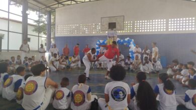 Domingo de Capoeira marcado de batizado e troca de cordas em Amargosa