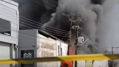 Incêndio atinge fábrica de estofados em Santo Antônio de Jesus