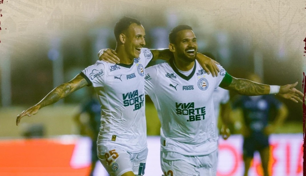 Bahia goleia o Confiança e trás boa vantagem na final da Copa do Nordeste