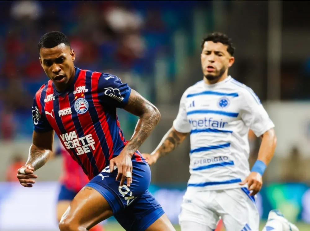 Bahia sai na frente, mas sede virada ao Cruzeiro e perde invencibilidade no Brasileirão