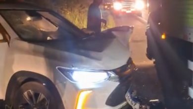 Colisão frontal deixa quatro feridos na BR-101, próximo a Valença