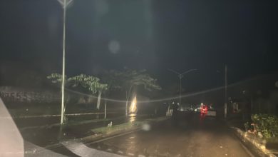 Rua do Fogo sem energia em São Miguel das Matas