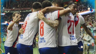 Bahia goleia Athletico-PR na Fonte Nova, assume 3º lugar e mantém boa fase no Brasileirão